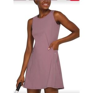 BALEAF‎ Women's Athletic Dress Sleeveless Golf Tennis Dress with Pockets Size XL